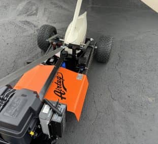 side view of aircraft tug