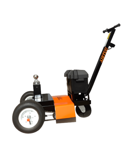 dumpster tug isolated