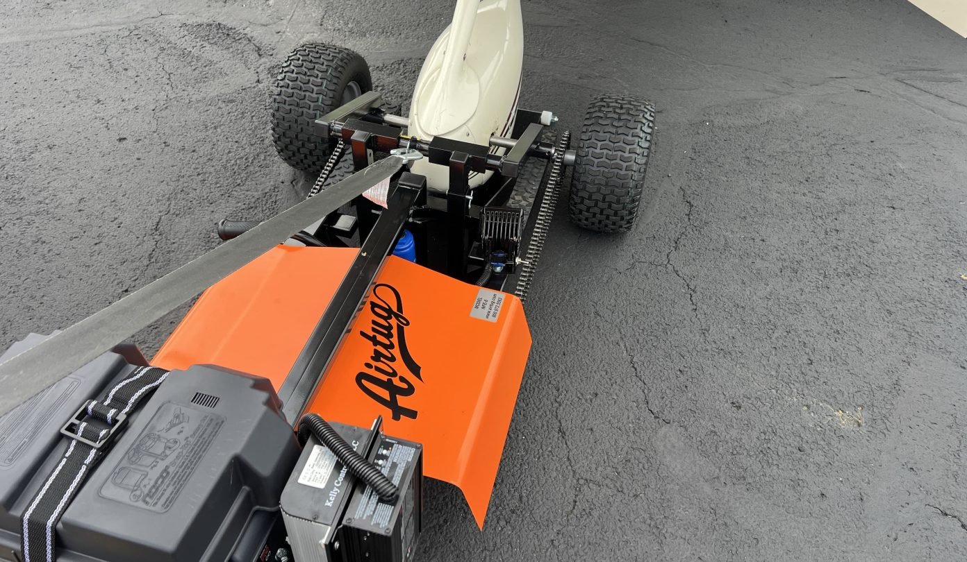 side view of aircraft tug